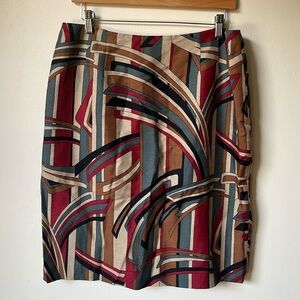 Talbots silk/wool pencil skirt